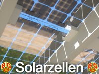 Solarpaneelen hergestellt in Deutschland/Erfurt