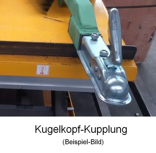 Kugelkopf-Kupplung für Kippanhänger 2,5 to - Tandem-Achser